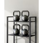 Casa si Gradina - Mobilier - Biblioteci si rafturi - Biblioteci - Biblioteca 6 niveluri, cu cadru metalic si rafturi PAL, 66x30x186 cm, negru - Infinity.ro