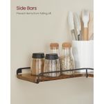 Casa si Gradina - Mobilier - Biblioteci si rafturi - Biblioteci - Set de 2 rafturi plutitoare de colt in forma de L, stil industrial, 40x29x14cm, maro rustic È™i negru - Infinity.ro