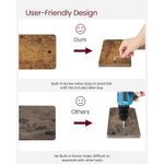 Casa si Gradina - Mobilier - Biblioteci si rafturi - Biblioteci - Set de 2 rafturi plutitoare de colt in forma de L, stil industrial, 40x29x14cm, maro rustic È™i negru - Infinity.ro