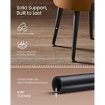 Casa si Gradina - Mobilier - Scaune si fotolii - Tabureti - Taburet cu spatiu de depozitare, tapitat PU, cu 2 fete, diametru 32 cm, maro - Infinity.ro