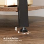 Casa si Gradina - Mobilier - Organizare si depozitare - Cuiere - Cuier de haine cu 3 rafturi, suport cu carlige, din otel, 43x43x180 cm, stil industrial, maro rustic si negru - Infinity.ro
