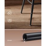 Casa si Gradina - Mobilier - Scaune si fotolii - Scaune - set 2 scaune de bar rotative 360A°, cu spatar, inaltime 101 cm, piele sintetica, cadru otel, stil modern, maro - Infinity.ro