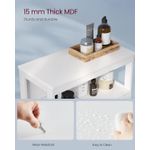 Casa si Gradina - Mobilier - Mobilier baie - Corpuri baie - Dulap de depozitare de podea pentru baie, cu usi duble, 30x60x80cm, alb - Infinity.ro