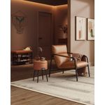 Casa si Gradina - Mobilier - Dulapuri si sifoniere - Dulapuri pantofi - Banca pantofi 80x30x50 cm, cu rafturi si sezut tapitat, otel si piele PU, maro caramel - Infinity.ro