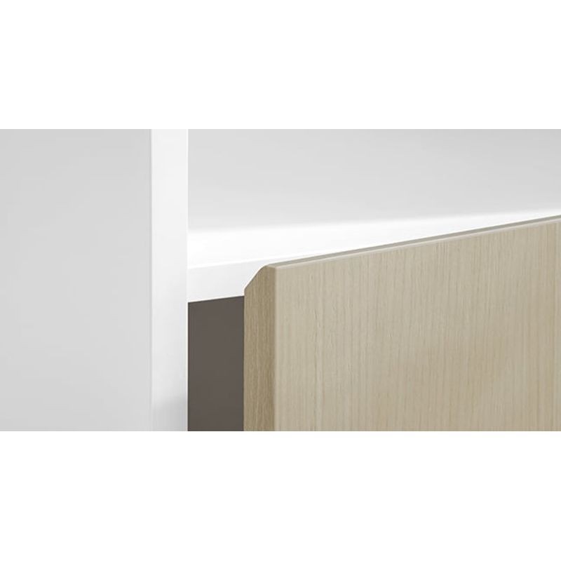 Casa si Gradina - Mobilier - Mobilier baie - Corpuri baie - Dulap de baie de perete cu 3 polite, usa cu directie de deschidere reglabila, 30x40x80 cm, alb cu bej - Infinity.ro