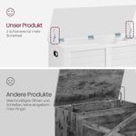 Casa si Gradina - Mobilier - Organizare si depozitare - Bancute - Banca cu spatiu de depozitare, pentru hol sau dormitor, din MDF, 40x100x46cm, alb - Infinity.ro