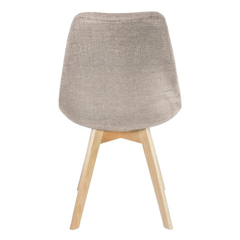 Casa si Gradina - Mobilier - Scaune si fotolii - Scaune - Scaun dining tapitat, ALTA, Jumi, din tesatura bej si picioare lemn de fag - Infinity.ro
