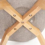 Casa si Gradina - Mobilier - Scaune si fotolii - Scaune - Scaun dining tapitat, ALTA, Jumi, din tesatura bej si picioare lemn de fag - Infinity.ro