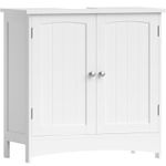 Casa si Gradina - Mobilier - Mobilier baie - Corpuri baie - Dulap baie baza lavoar, cu 2 usi, 2 rafturi, alb 60x60x30 cm, alb - Infinity.ro