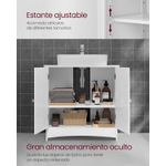 Casa si Gradina - Mobilier - Mobilier baie - Corpuri baie - Dulap baie baza lavoar, cu 2 usi, 2 rafturi, alb 60x60x30 cm, alb - Infinity.ro