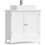 Casa si Gradina - Mobilier - Mobilier baie - Corpuri baie - Dulap baie baza lavoar, cu 2 usi, 2 rafturi, alb 60x60x30 cm, alb - Infinity.ro