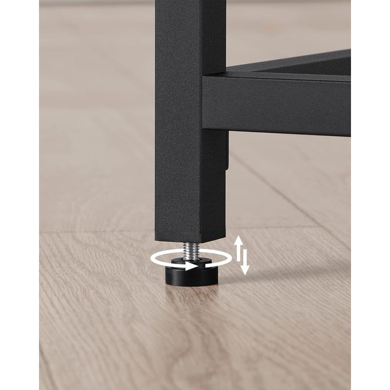 Casa si Gradina - Mobilier - Mese si birouri - Birouri - Birou cu cadru din otel, 50x100x75cm, industrial, negru - Infinity.ro