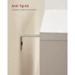 Casa si Gradina - Mobilier - Biblioteci si rafturi - Biblioteci - VASAGLE Biblioteca cu 10 compartimente, unitate de depozitare pentru decoratiuni, din lemn, 29x129x129cm, alb - Infinity.ro