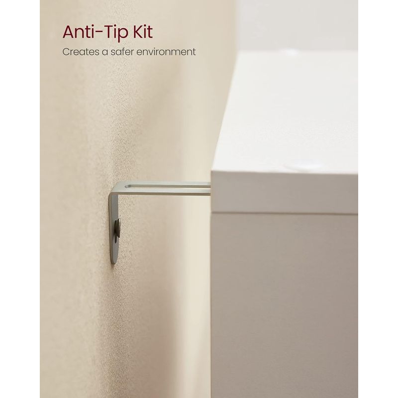 Casa si Gradina - Mobilier - Biblioteci si rafturi - Biblioteci - VASAGLE Biblioteca cu 10 compartimente, unitate de depozitare pentru decoratiuni, din lemn, 29x129x129cm, alb - Infinity.ro