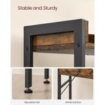 Casa si Gradina - Mobilier - Mobilier baie - Corpuri baie - Raft de depozitare pentru baie, suprapunere peste masina spalat sau vas WC, 25x63x165 cm, maro - Infinity.ro