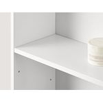 Casa si Gradina - Mobilier - Mobilier baie - Corpuri baie - Dulap de depozitare pentru baie, pentru spatii inguste, cu sertare si raft reglabil, 40x18x134cm, alb - Infinity.ro