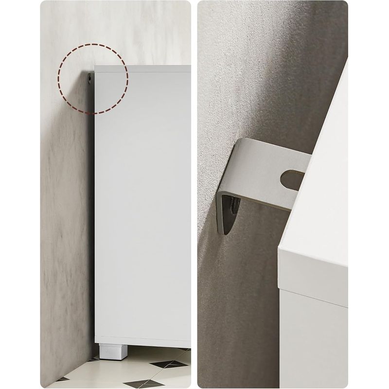 Casa si Gradina - Mobilier - Mobilier baie - Corpuri baie - Dulap lavoar baie cu 3 sertare si 2 compartimente, MDF, 30x70x64 cm, alb - Infinity.ro