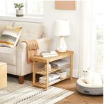 Casa si Gradina - Mobilier - Mobilier baie - Corpuri baie - Raft de depozitare din bambus, cu 3 niveluri, 28x70x45cm, maro - Infinity.ro