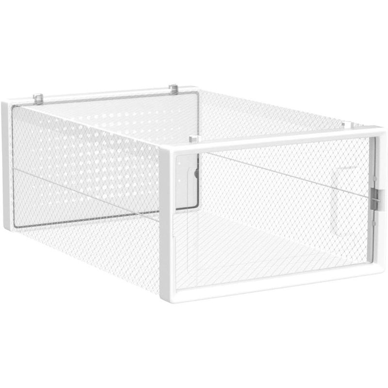 Casa si Gradina - Mobilier - Organizare si depozitare - Cutii depozitare - Cutii de pantofi, set de 12 organizatoare stivuibile, structura rezistenta ABS, 34x23x14 cm, transparent - Infinity.ro
