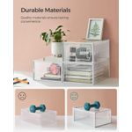 Casa si Gradina - Mobilier - Organizare si depozitare - Cutii depozitare - Cutii de pantofi, set de 12 organizatoare stivuibile, structura rezistenta ABS, 34x23x14 cm, transparent - Infinity.ro