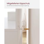 Casa si Gradina - Mobilier - Comode si corpuri - Masute de toaleta - Masuta de toaleta cu oglinda, dulap si sertar pentru cosmetice, 80x40x132cm, alb - Infinity.ro