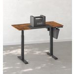 Casa si Gradina - Mobilier - Mese si birouri - Birouri - Birou cu reglaj electric pe inaltime, memorie cu 4 inaltimi, 60x120x(72-120)cm, maro rustic - Infinity.ro