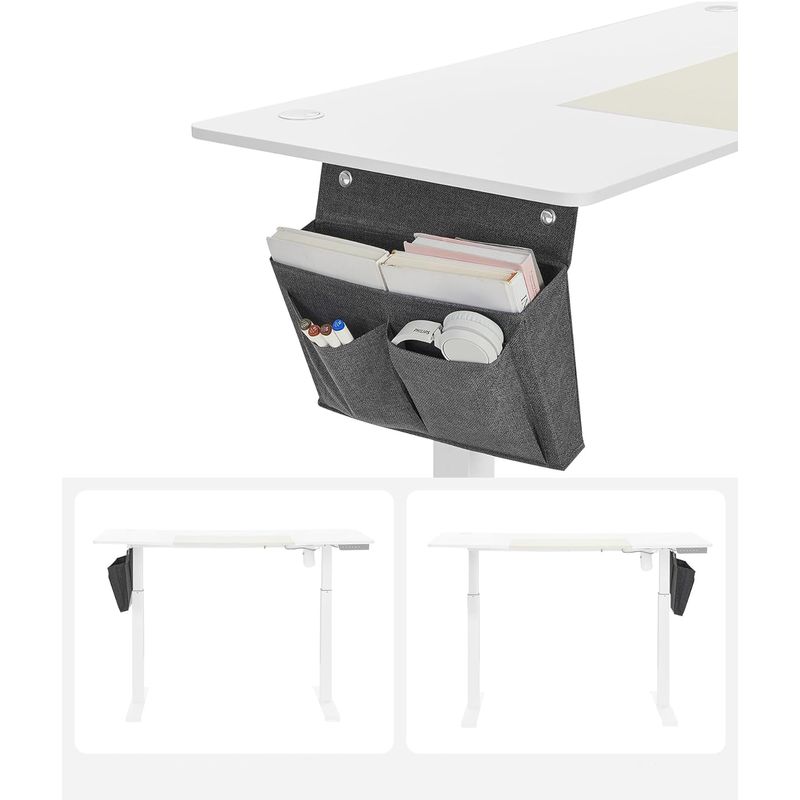 Casa si Gradina - Mobilier - Mese si birouri - Birouri - Birou cu reglaj electric pe inaltime, memorie cu 4 inaltimi, 60x140x(72-120)cm, alb - Infinity.ro