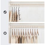 Casa si Gradina - Mobilier - Organizare si depozitare - Umerase si valeti - Set de 4 umerase pentru pantaloni, cu 5 bare, 32x35cm, negru - Infinity.ro