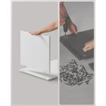 Casa si Gradina - Mobilier - Biblioteci si rafturi - Biblioteci - Etajera modulara 9 compartimente cu 6 sertare, PAL si MDF, 83x27x92 cm, alb - Infinity.ro