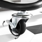Casa si Gradina - Mobilier - Mobilier baie - Corpuri baie - Carucior de depozitare pe roti, pentru bucatarie sau baie, cu 3 nivele, 42x34x86 cm, negru - Infinity.ro