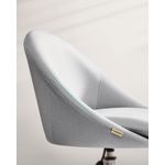 Casa si Gradina - Mobilier - Scaune si fotolii - Scaune - Scaun de birou ergonomic, inaltime reglabila, 60x60x(80-90) cm, gri - Infinity.ro