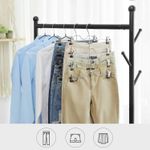 Casa si Gradina - Mobilier - Organizare si depozitare - Umerase si valeti - Set de 3 umerase pentru pantaloni, capacitate 4 perechi per umeras, 32cm, argintiu - Infinity.ro