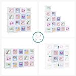 Casa si Gradina - Mobilier - Mobilier copii - Mobilier camera copiilor - Dulap modular de depozitare jucarii, 16 cuburi cu usi, 123x31x123cm, alb - Infinity.ro