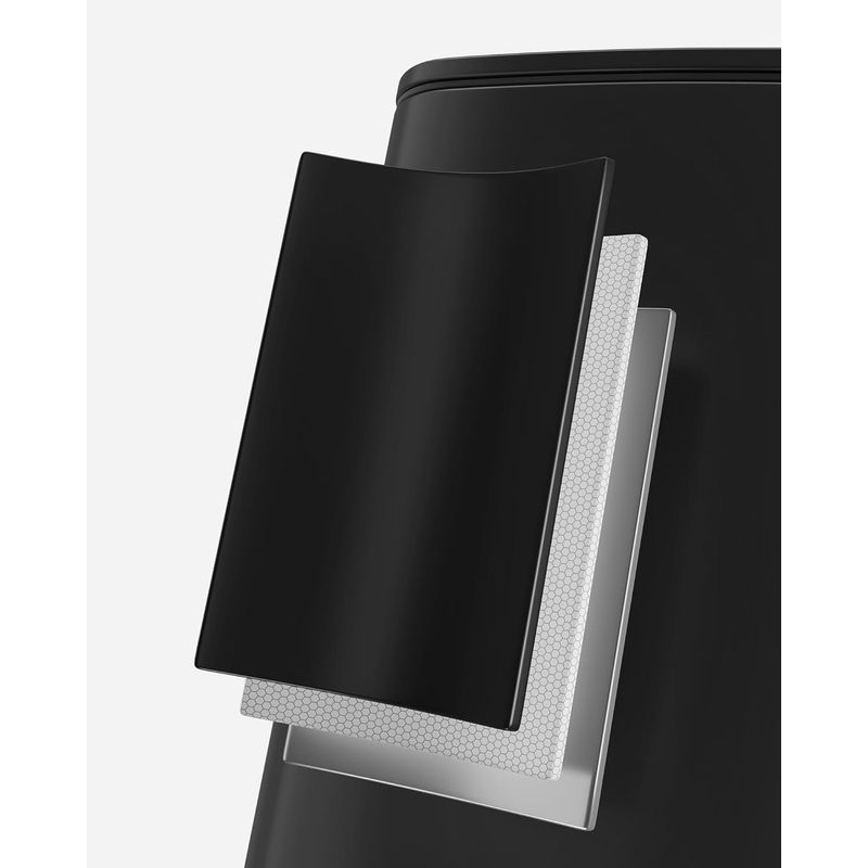 Casa si Gradina - Mobilier - Organizare si depozitare - Cosuri de gunoi - Cos gunoi 34x29x54 cm, 30L, cu pedala, capac silentios si galeata interioara detasabila, negru - Infinity.ro