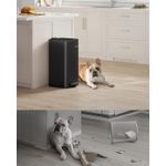 Casa si Gradina - Mobilier - Organizare si depozitare - Cosuri de gunoi - Cos gunoi 34x29x54 cm, 30L, cu pedala, capac silentios si galeata interioara detasabila, negru - Infinity.ro