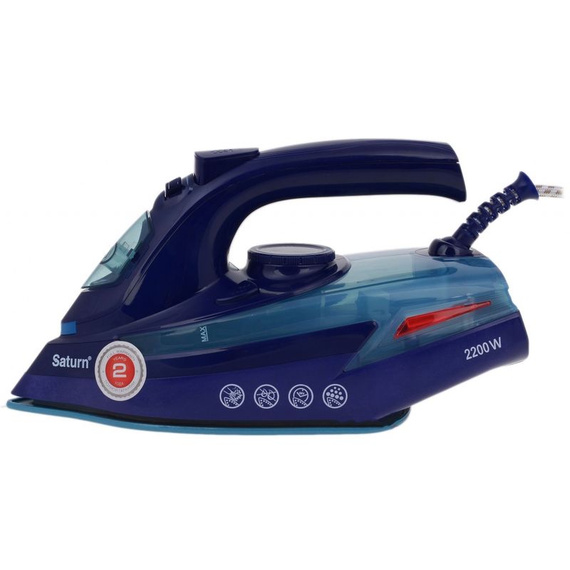 Electronice si Electrocasnice - Ingrijirea tesaturilor - Fiare de calcat - Fier de calcat Saturn ST-CC7128, 2200W, ceramica, 415ml, autocuratare, termostat - Infinity.ro
