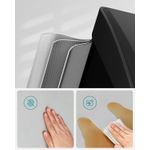 Casa si Gradina - Mobilier - Organizare si depozitare - Cosuri de gunoi - Cos de gunoi din inox cu 3 compartimente colectare selectiva, cu galeti interioare, 3x8litri, argintiu si negru - Infinity.ro