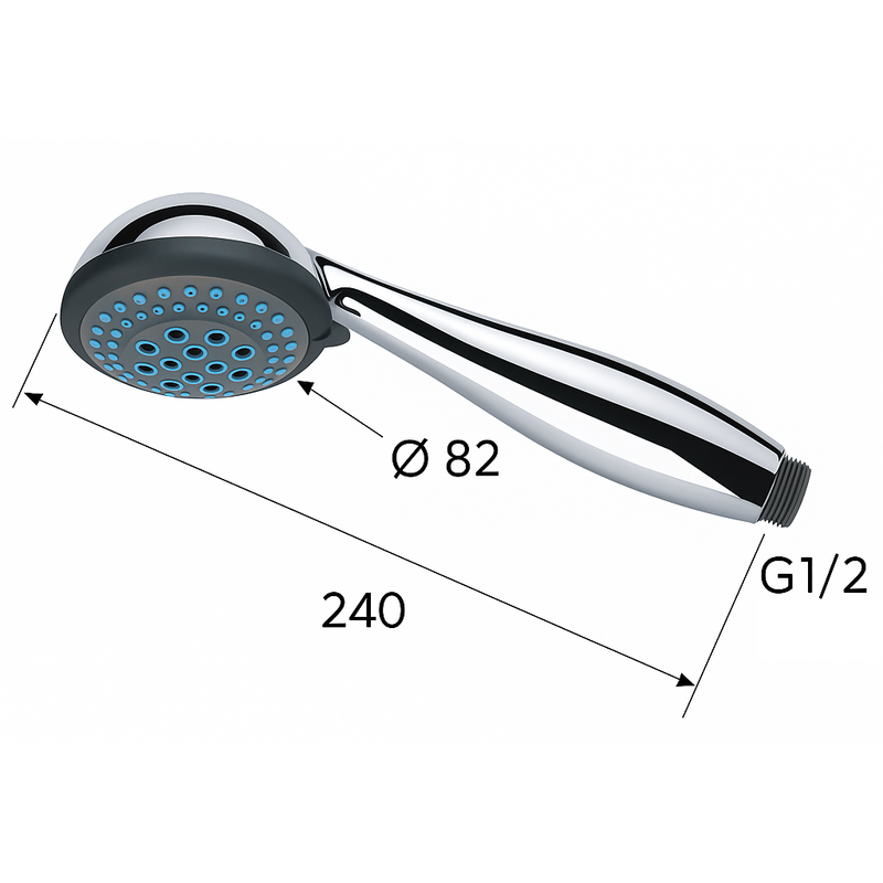Casa si Gradina - Sanitare - Lavoar baie si accesorii - Accesorii baterii sanitare - Para dus Remer Rubinetterie 315FOX, 3 functii, sistem anticalcar, autopurificare, finisaj crom lucios - Infinity.ro