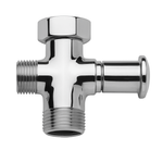 Casa si Gradina - Sanitare - Lavoar baie si accesorii - Accesorii baterii sanitare - Deviator apa Remer Rubinetterie 316A, 1/2" x 3/4", alama cromata, montaj aparent, finisaj lucios - Infinity.ro