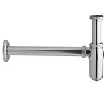 Casa si Gradina - Sanitare - Lavoar baie si accesorii - Accesorii baterii sanitare - Sifon rigid pentru lavoar Remer Rubinetterie 970Z114, diametru 32 mm, lungime 250 mm, alama cromata, finisaj lucios - Infinity.ro