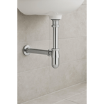 Casa si Gradina - Sanitare - Lavoar baie si accesorii - Accesorii baterii sanitare - Sifon rigid pentru lavoar Remer Rubinetterie 970Z114, diametru 32 mm, lungime 250 mm, alama cromata, finisaj lucios - Infinity.ro