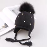 Fashion, accesorii si bijuterii - Copii - Accesorii copii - Caciuli si palarii copii - Caciulita lora cu perlute drool (culoare: gri) - Infinity.ro