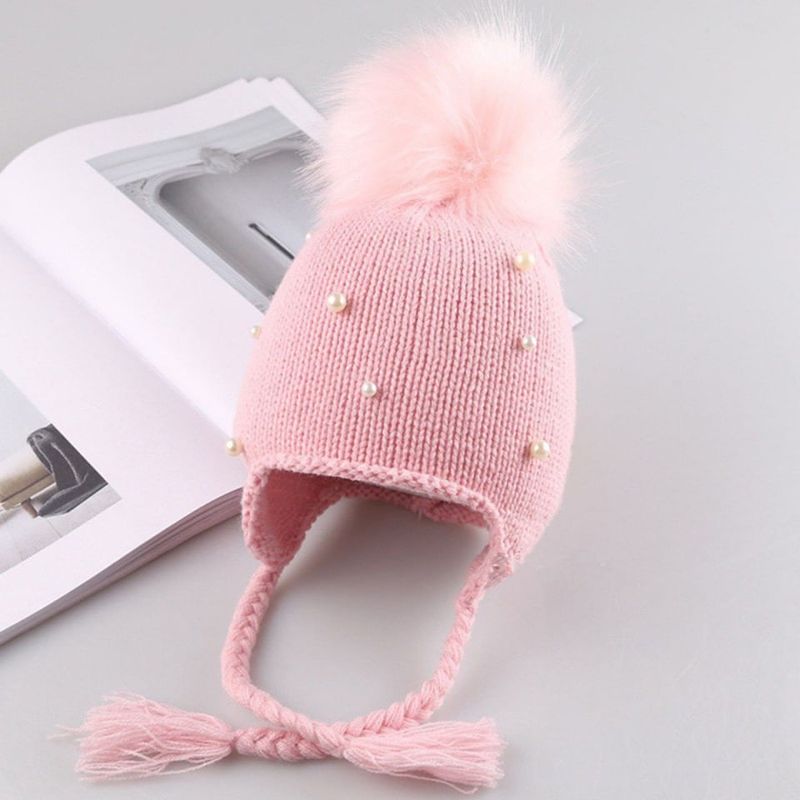 Fashion, accesorii si bijuterii - Copii - Accesorii copii - Caciuli si palarii copii - Caciulita lora cu perlute drool (culoare: gri) - Infinity.ro