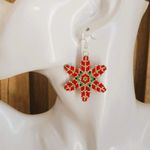 Fashion, accesorii si bijuterii - Femei - Bijuterii femei - Cercei femei - Cercei „Fulgi de Crăciun Colorati” - Infinity.ro