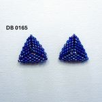 Fashion, accesorii si bijuterii - Femei - Bijuterii femei - Cercei femei - Cercei Triunghi Albastru Regal - Infinity.ro