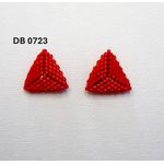 Fashion, accesorii si bijuterii - Femei - Bijuterii femei - Cercei femei - Cercei Triunghi Vișiniu - Infinity.ro