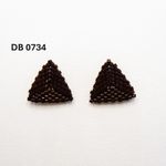 Fashion, accesorii si bijuterii - Femei - Bijuterii femei - Cercei femei - Cercei Triunghi Maro - Infinity.ro