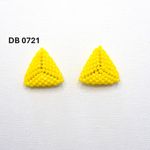 Fashion, accesorii si bijuterii - Femei - Bijuterii femei - Cercei femei - Cercei Triunghi Galben - Infinity.ro