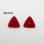 Fashion, accesorii si bijuterii - Femei - Bijuterii femei - Cercei femei - Cercei Triunghi Portocaliu-Roșu - Infinity.ro