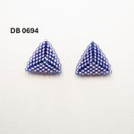 Fashion, accesorii si bijuterii - Femei - Bijuterii femei - Cercei femei - Cercei Triunghi Mov Semimat - Infinity.ro